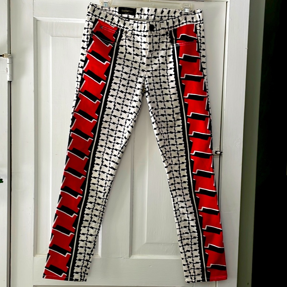 One of a kind Jcrew printed trousers